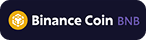 Logotipo del sistema de pago Binance Coin (BNB)