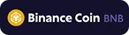 Logotipo del sistema de pago Binance Coin (BNB)