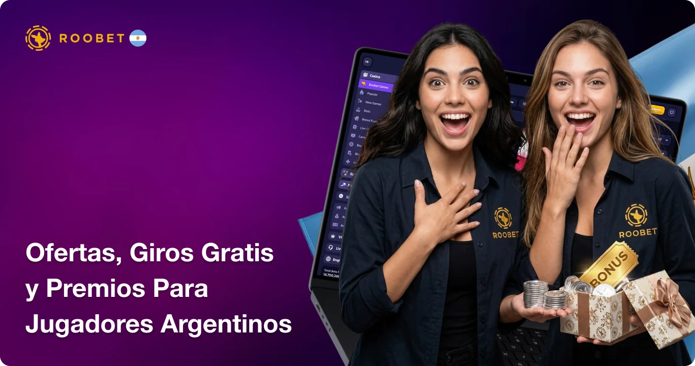Roobet bonos - Ofertas, Giros Gratis y Premios 2026 en Argentina